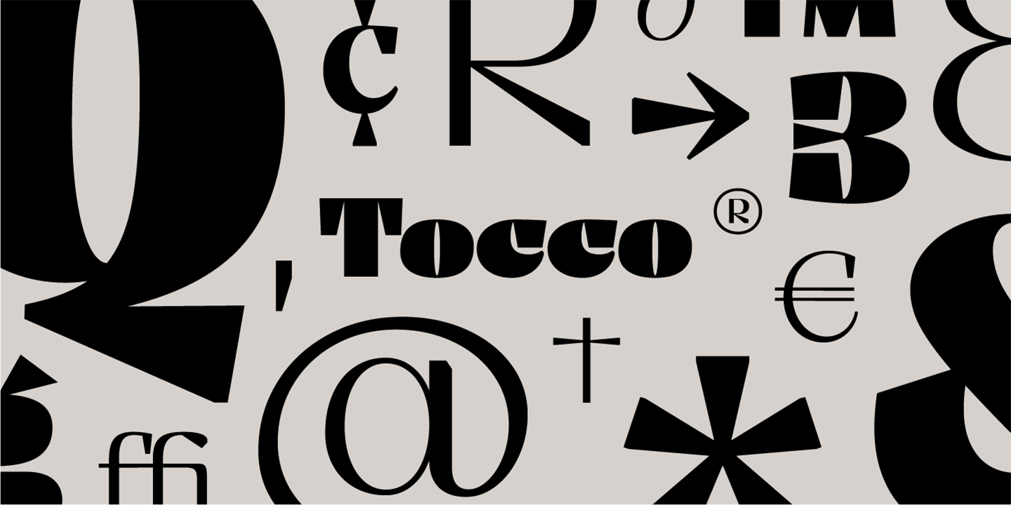 Example font Tocco #1